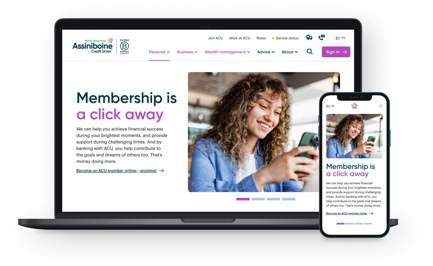 Assiniboine Credit Union website